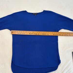 I.N.C. Royal Blue Long Sleeve tunic sweater